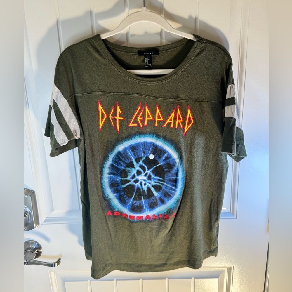 Def Leppard Concert Tee Size Large